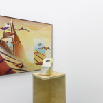 External View (painting) / Cloudbusting (sculpture)
ceramics, timber, oil on canvas, mirror
Peter John (painting), 1975 / Anna John (sculpture, 2015